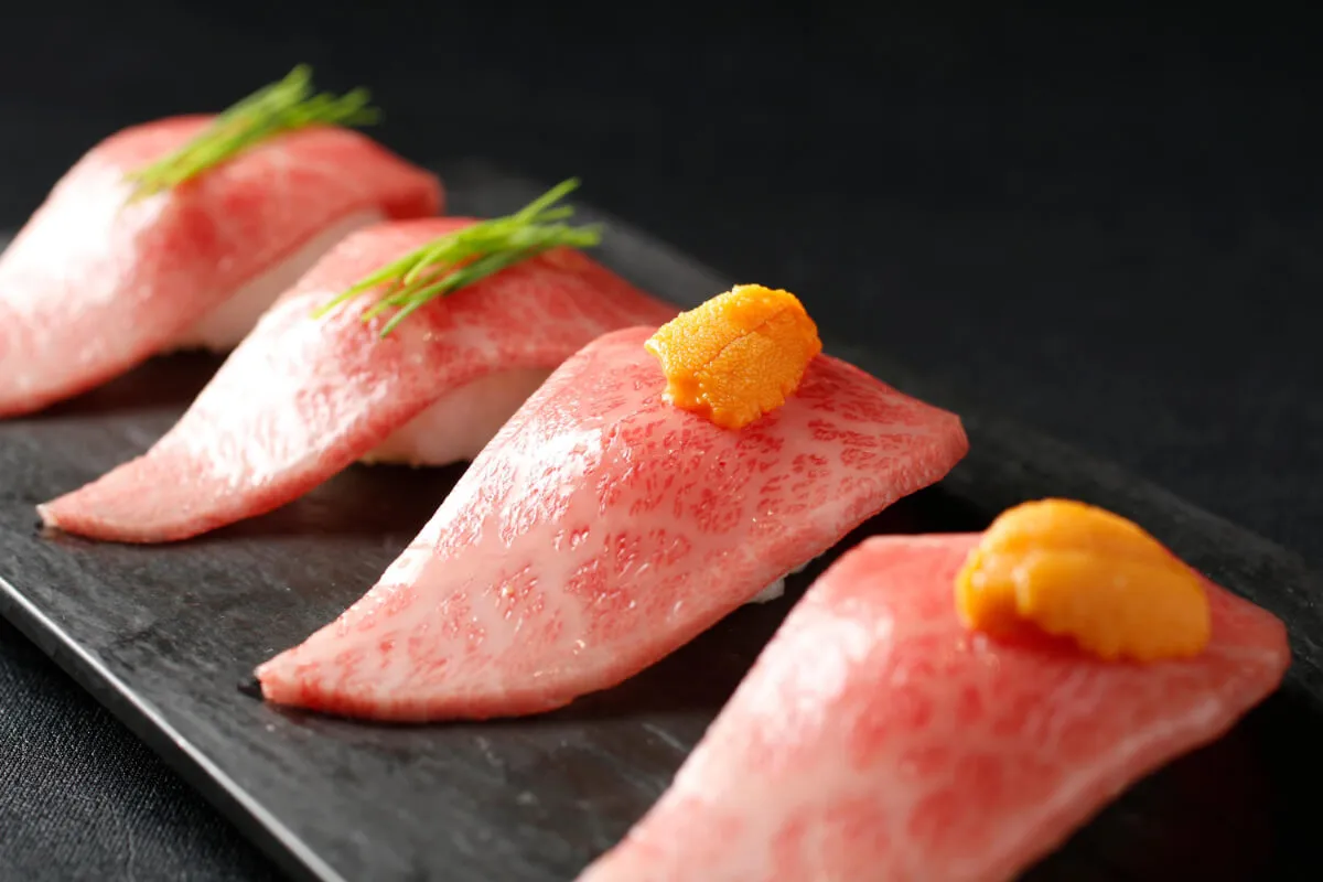 和牛炙り握り《4貫》