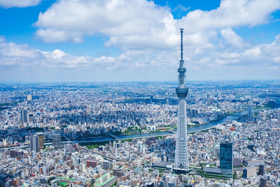 東京スカイツリーと東京の街並み